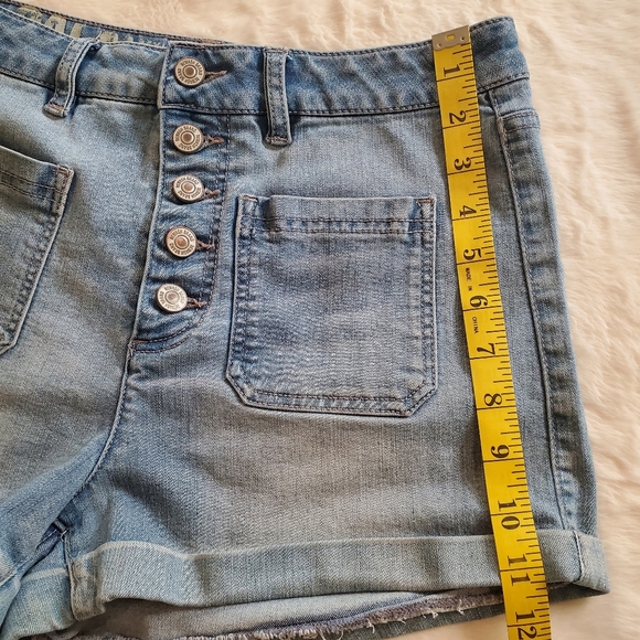 Button Fly Stretch Shorts* - Picture 11 of 13